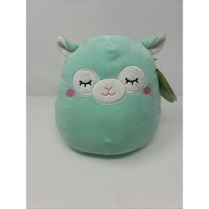 NEW Squishmallows Miley Teal Sleeping LLAMA  8" Easter 2021 Collection NWT